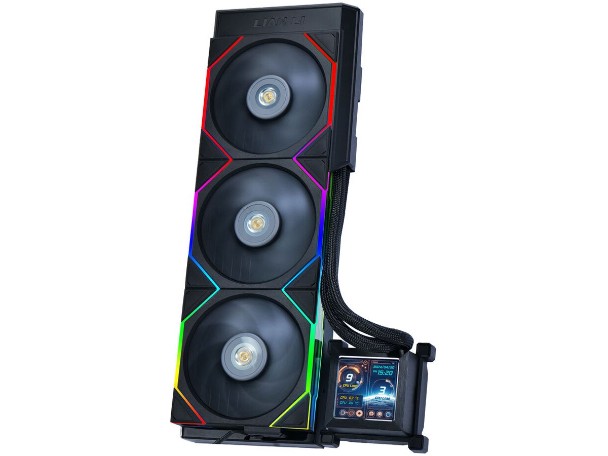 Lian Li HydroShift LCD 360 TL RGB Black 3x120mm - Chłodzenia